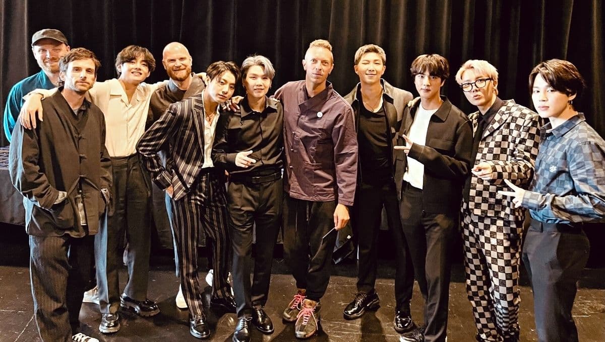 BTS le regaló a Coldplay hanboks modernos para agradecer su colaboración en ‘My Universe’ (FOTOS)