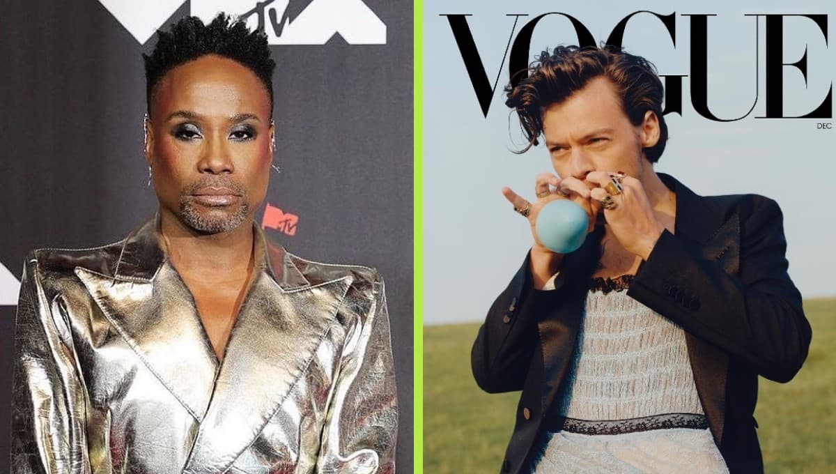 Harry Styles es criticado por Billy Porter tras usar un vestido en la revista Vogue