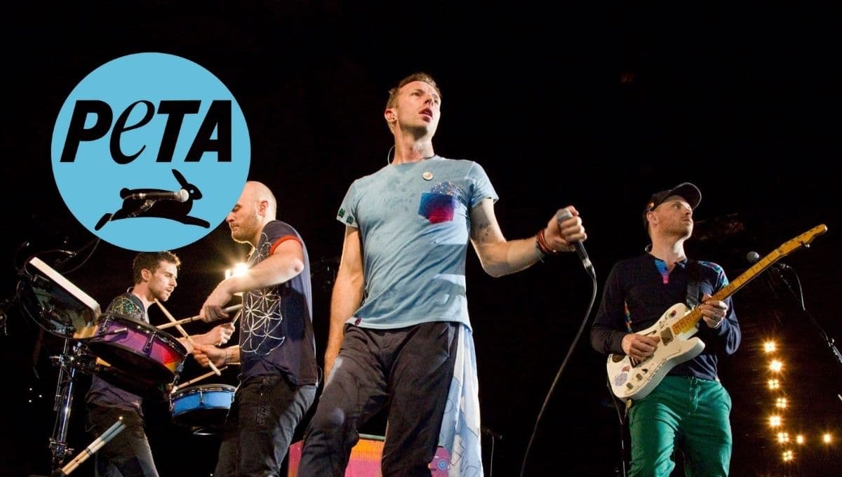 PETA le pide a Coldplay que venda sólo COMIDA VEGANA en sus conciertos del ‘Music Of The Spheres World Tour’