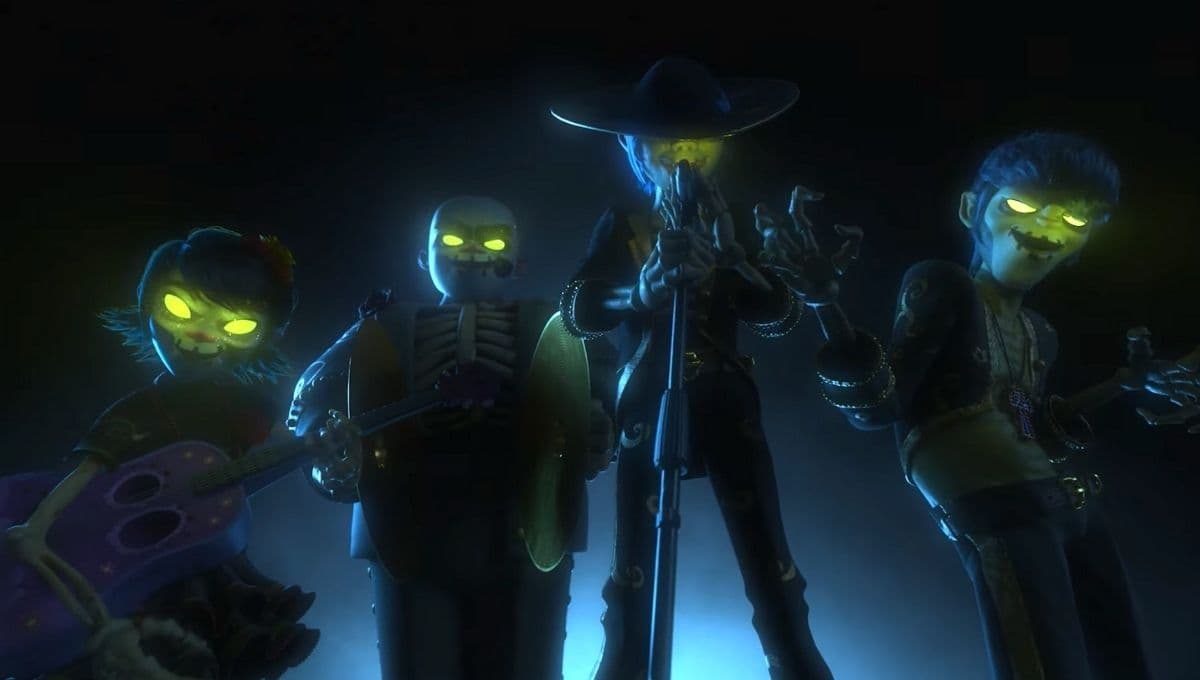 Gorillaz desea feliz Día de Muertos con TÉTRICO VIDEO