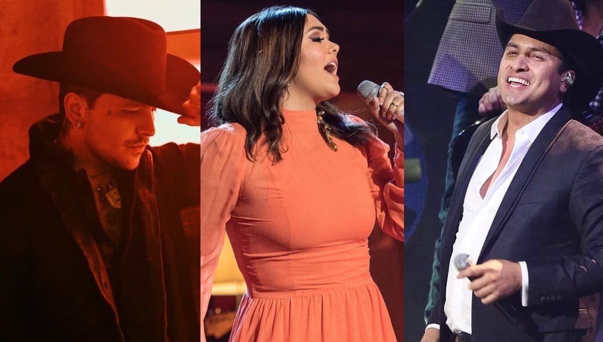 Cartel AMENAZA a Christian Nodal, Yuridia, Julión Álvarez y más participantes de la Feria de Metepec
