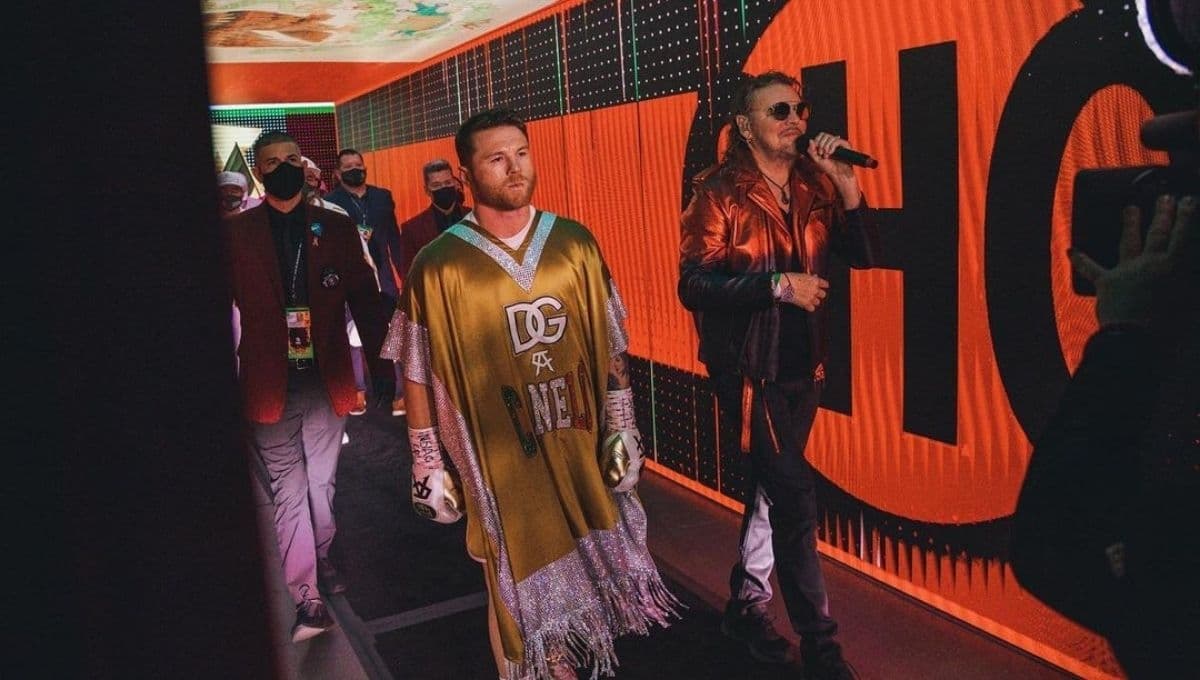 Maná interpretó ‘El Rey’ en la pelea del Canelo vs Caleb Plant y fue mejor de lo que esperábamos (VIDEO)