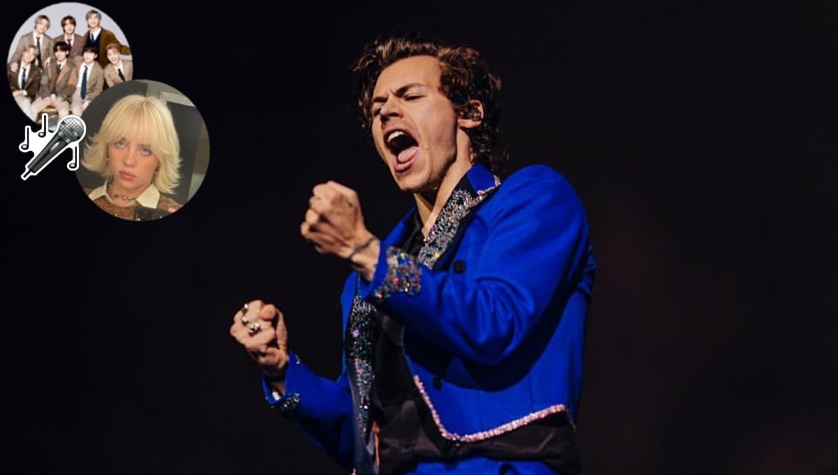 BTS y Billie Eilish hicieron una aparición SORPRESA en el concierto de Harry Styles (FOTOS)