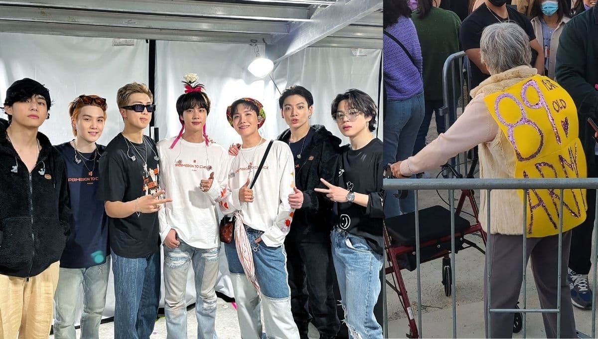 Abuelita se vuelve viral por ser ARMY y asistir a un concierto de BTS (FOTOS)