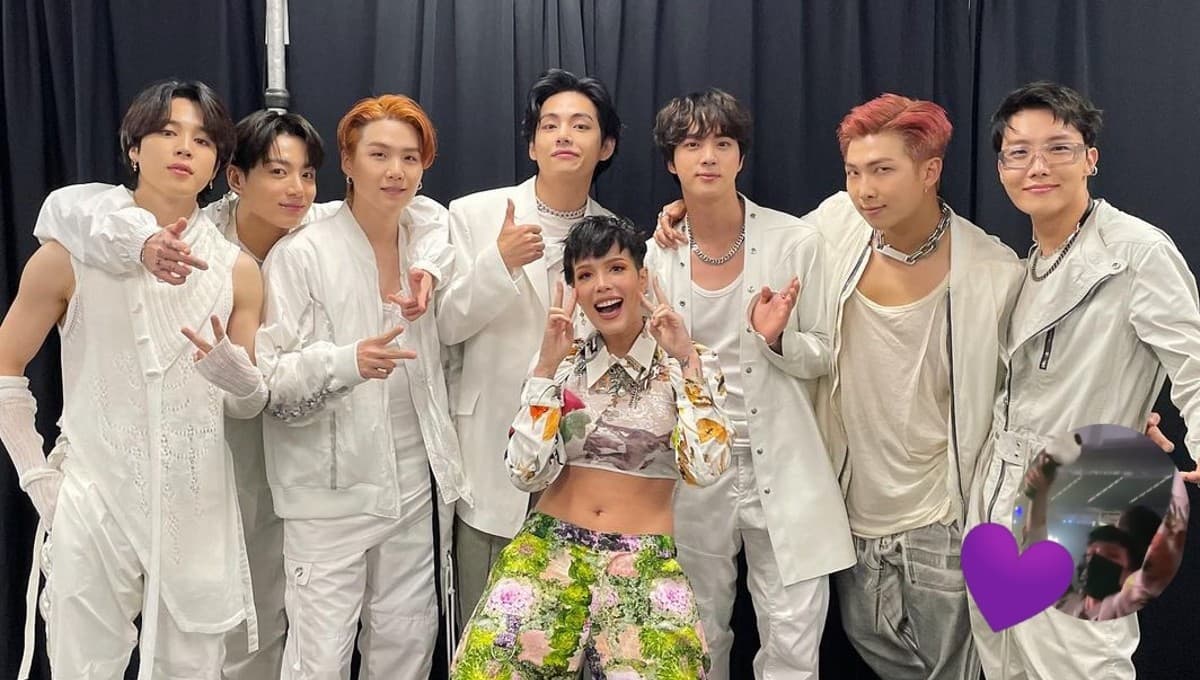 Halsey asiste al concierto de BTS y demuestra que es más ARMY de lo que creíamos (VIDEO)