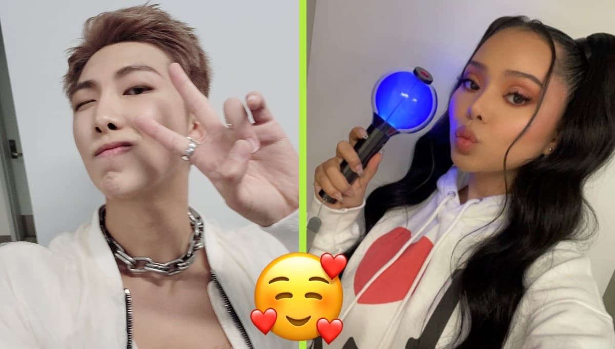 Bella Poarch le demuestra todo su amor a RM, líder de BTS (VIDEO)