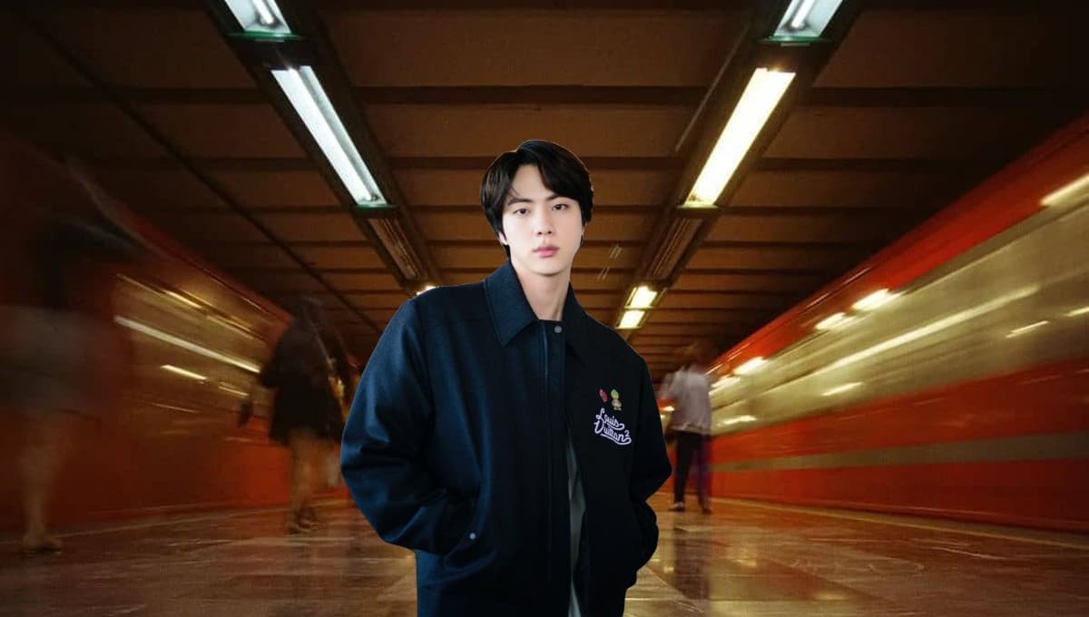 Jin, de BTS, ‘viaja’ en el metro de la CDMX sin cubrebocas y su foto se vuelve viral