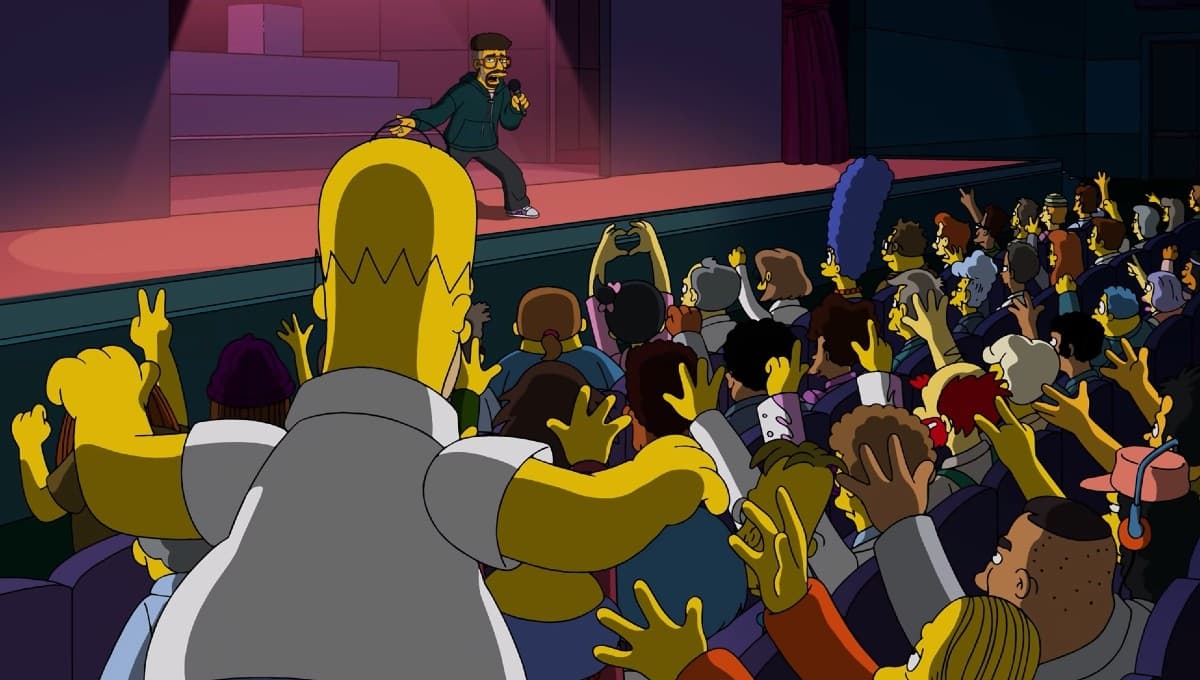Los Simpson van al concierto de Bad Bunny en el video de ‘Te Deseo Lo Mejor’