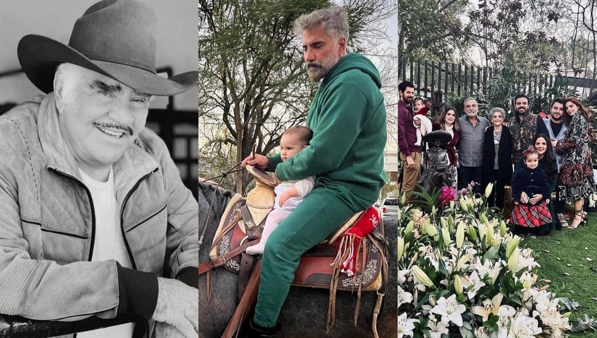 Así pasó la familia de Vicente Fernández su primera Navidad sin el cantante (FOTOS)