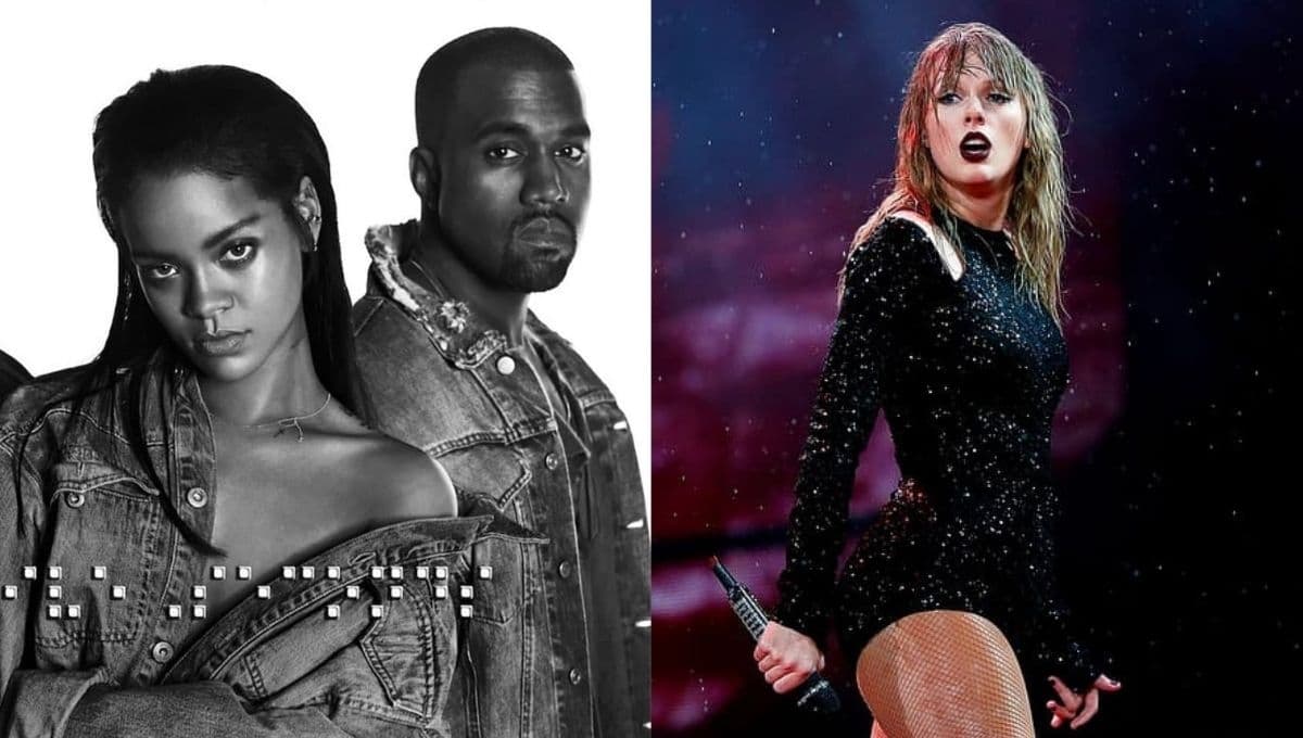 ‘Famous’, la canción de Kanye West con Rihanna en la que atacó a Taylor Swift