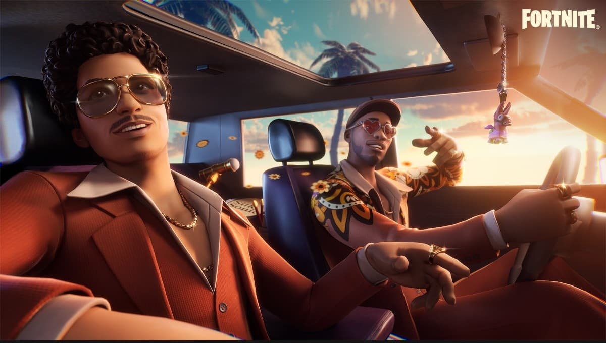 Silk Sonic tendrá skins de Bruno Mars y Anderson Paak en Fortnite gratis, ¿cómo conseguirlas?