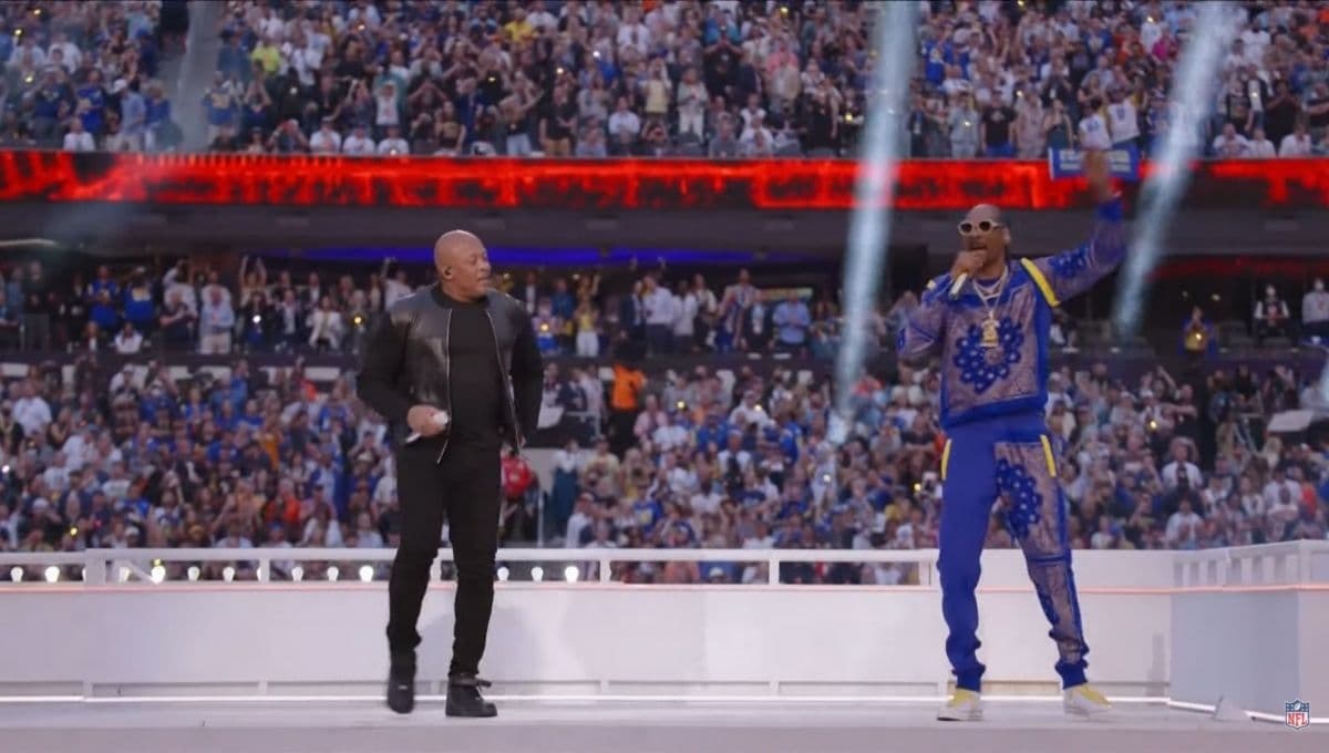 Este fue el SETLIST del show de medio tiempo del Super Bowl 2022