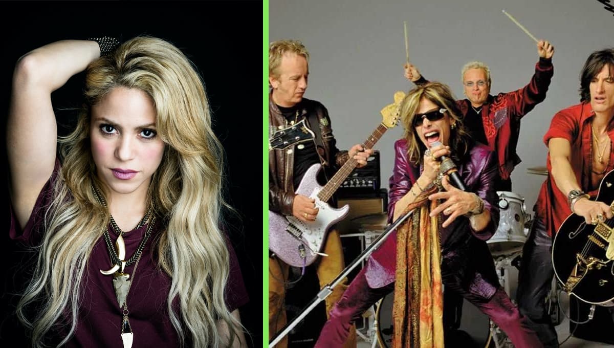 No solo es fan de Metallica, Shakira cantó con Steven Tyler de Aerosmith (VIDEO)