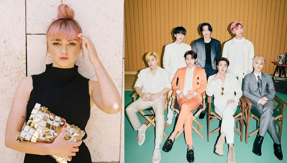 BTS: Maisie Williams de ‘Game of Thrones’ es ARMY y él es su bias