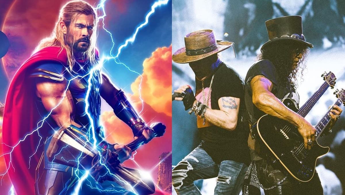 ¿Nuevo disco? Guns N Roses aparece tanto en ‘Thor: Love And Thunder’ por esta razón
