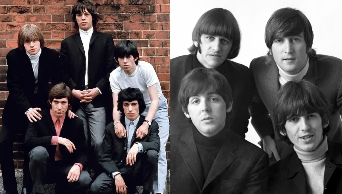 Beatles y Rolling Stones desmintieron su ‘rivalidad’ en estas canciones