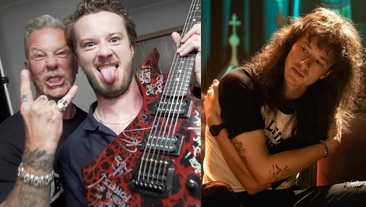 Joseph Quinn, Eddie en Stranger Things, conoce a Metallica; así tocaron ‘Master of Puppets’