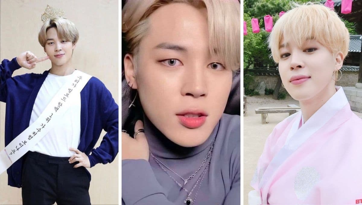 5 fotos de Jimin de BTS si lo extrañas con cabello rubio