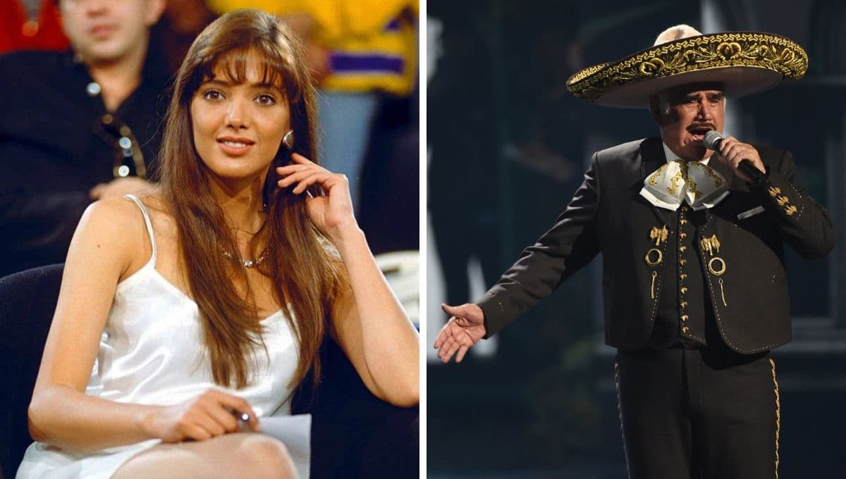 Vicente Fernández participó en una telenovela junto a Adela Noriega