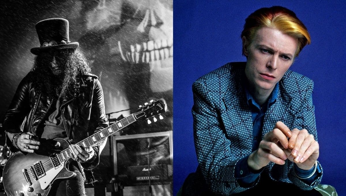 Slash encontró a su madre,  Ola Hudson, con David Bowie en la CAMA