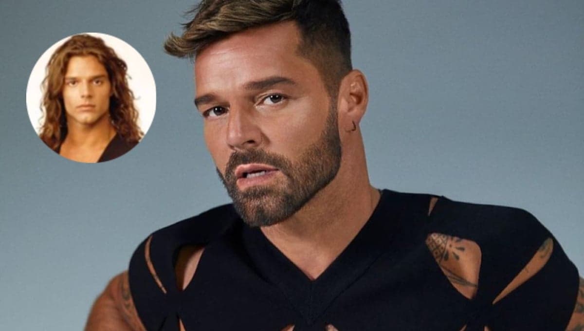 3 fotos de Ricky Martin de joven con cabello largo que te enamorarán
