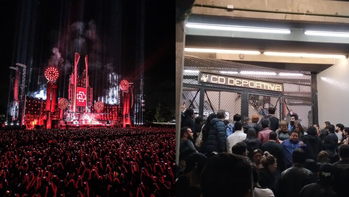 Acusan que Metro CDMX dejó SIN transporte a fans de Rammstein luego de concierto