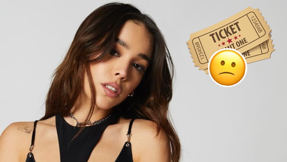 ¿Danna Paola pospuso fecha en México porque NO vendió boletos?