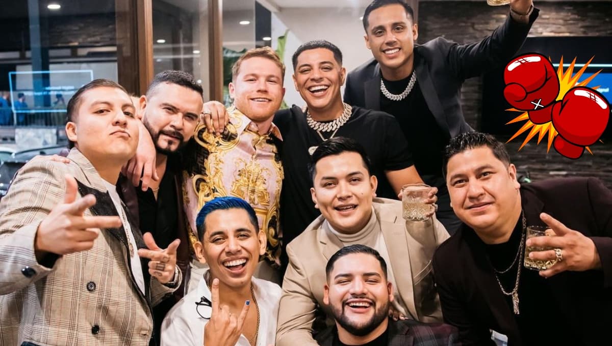 Grupo Firme tuvo fuerte pelea con Canelo Álvarez y él los CORRIÓ de los XV de su hija