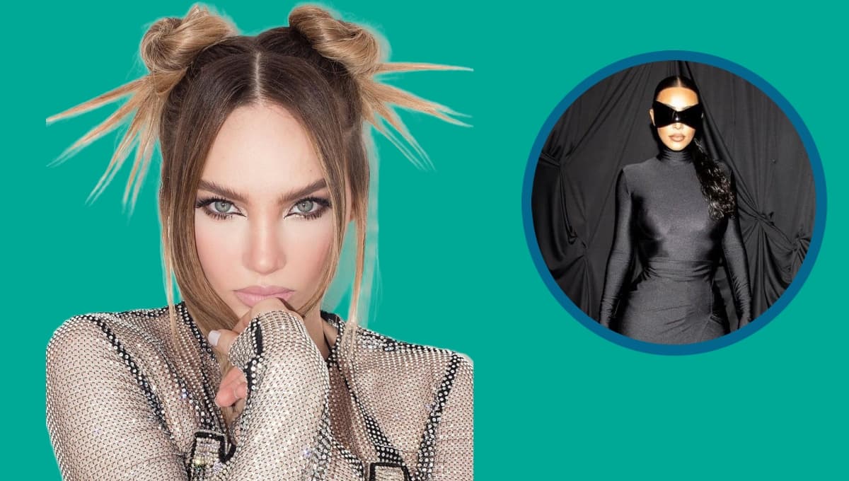 Belinda le roba look y le da clases de moda a Kim Kardashian