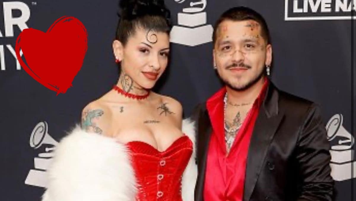 Christian Nodal y Cazzu se demuestran su amor por primera vez en público
