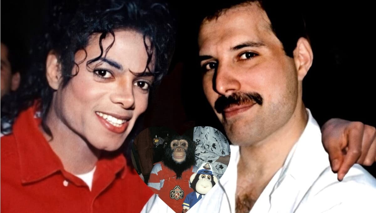 Freddie Mercury y Michael Jackson, la colaboración que nunca llegó por culpa de un chimpancé