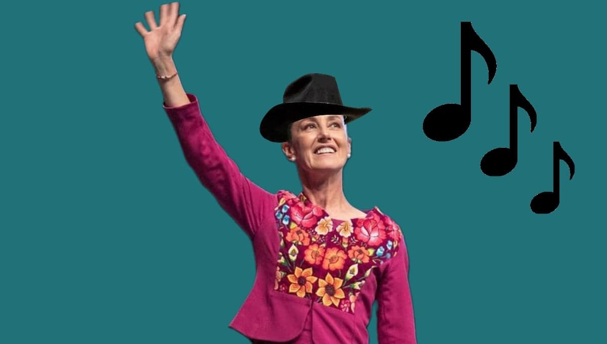 Claudia Sheinbaum hace ‘cover’ de ‘Ya supérame’ de Grupo Firme para su campaña