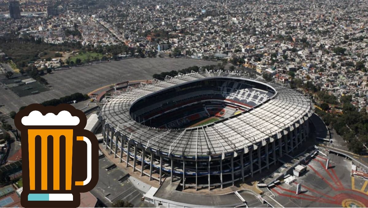 ¿Cuánto cuesta la cerveza en el Estadio Azteca?