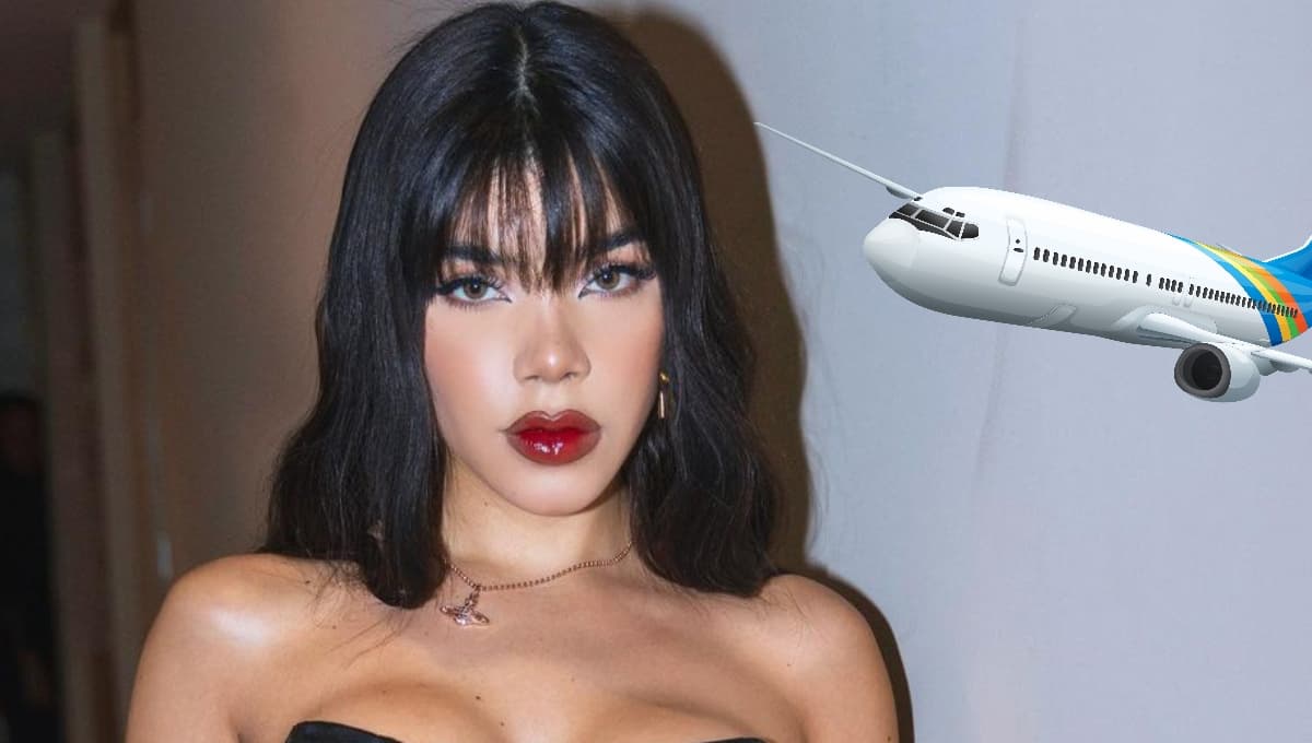 Kenia Os paraliza vuelo en aeropuerto de CDMX por unos boletos para Bad Bunny | FOTO