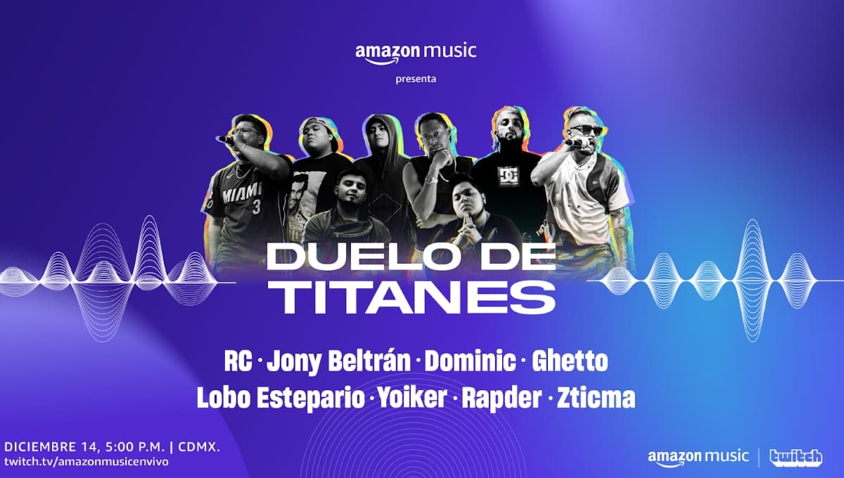 El freestyle mexicano y la tecnología de Amazon Music unen fuerzas en ‘Duelo de Titanes’