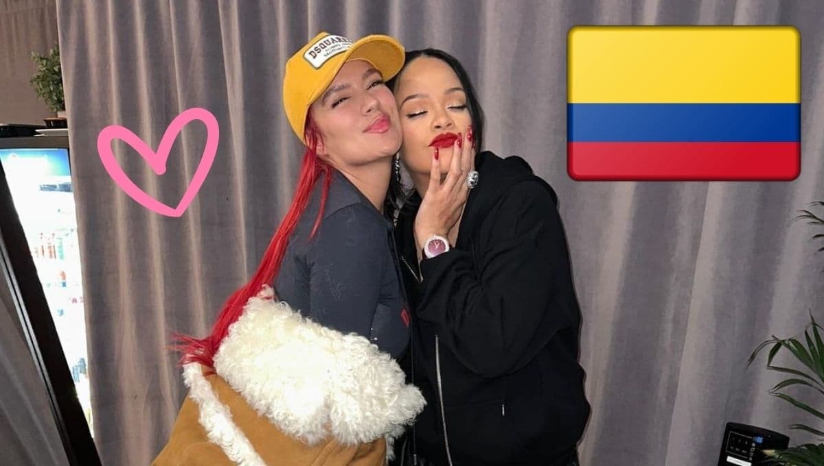 Karol G vuelve colombiana a Rihanna y cumple su sueño