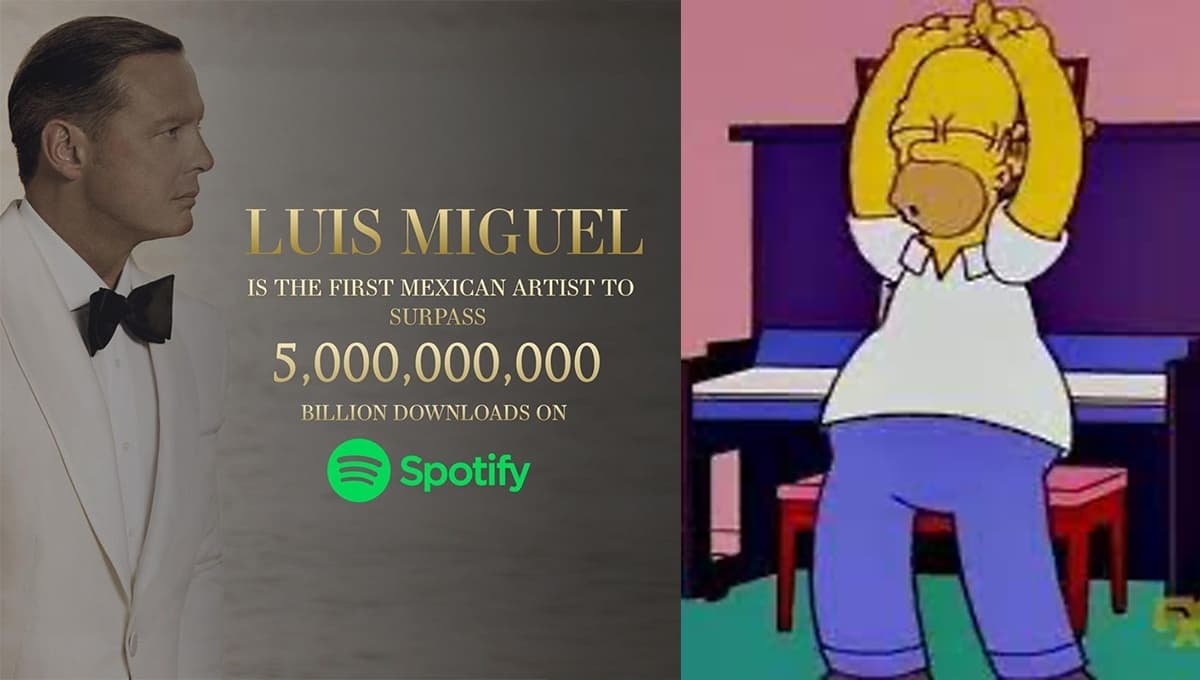 Luis Miguel se convierte en el primer artista mexicano en llegar a las 5 mil millones de reproducciones en Spotify
