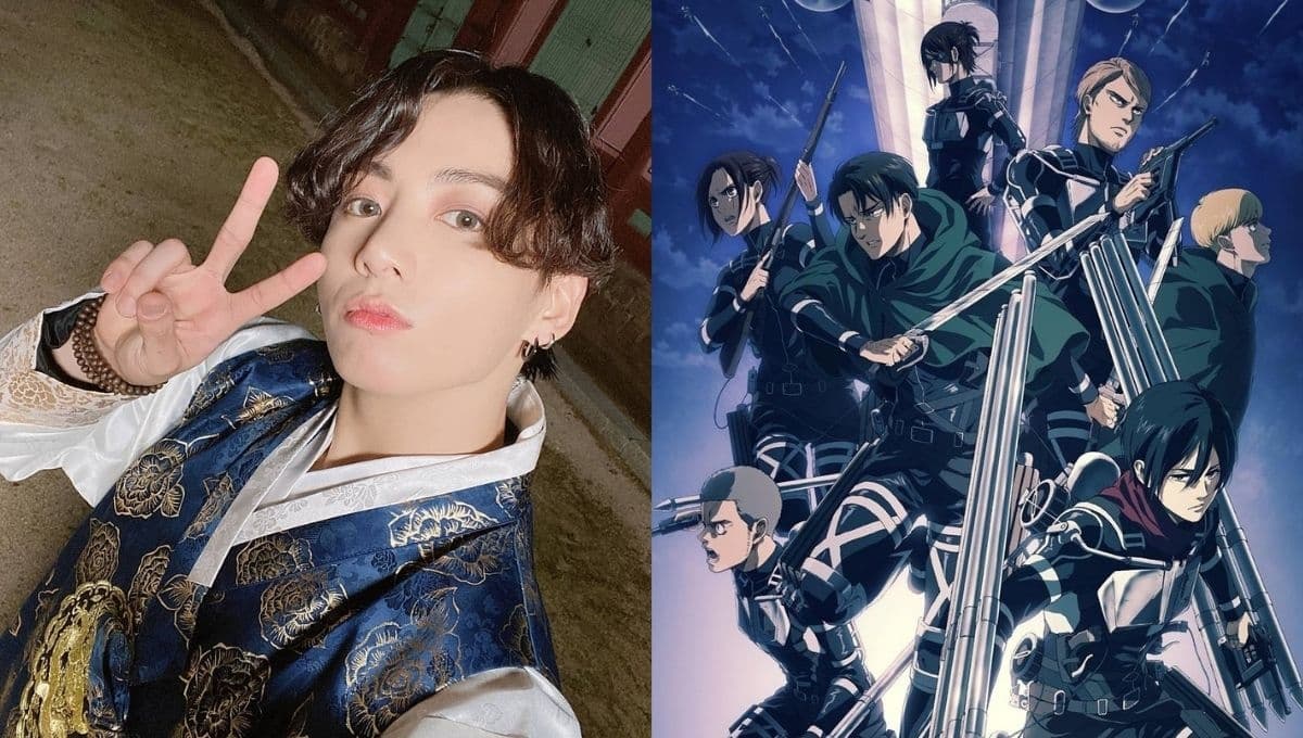 BTS: Jungkook con coleta enamora a ARMY y lo comparan con personaje de ‘Attack On Titan’ (FOTOS)