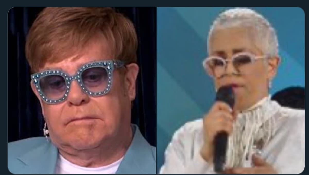 Eugenia León se roba los MEMES al ser comparada con Elton John en La Mañanera