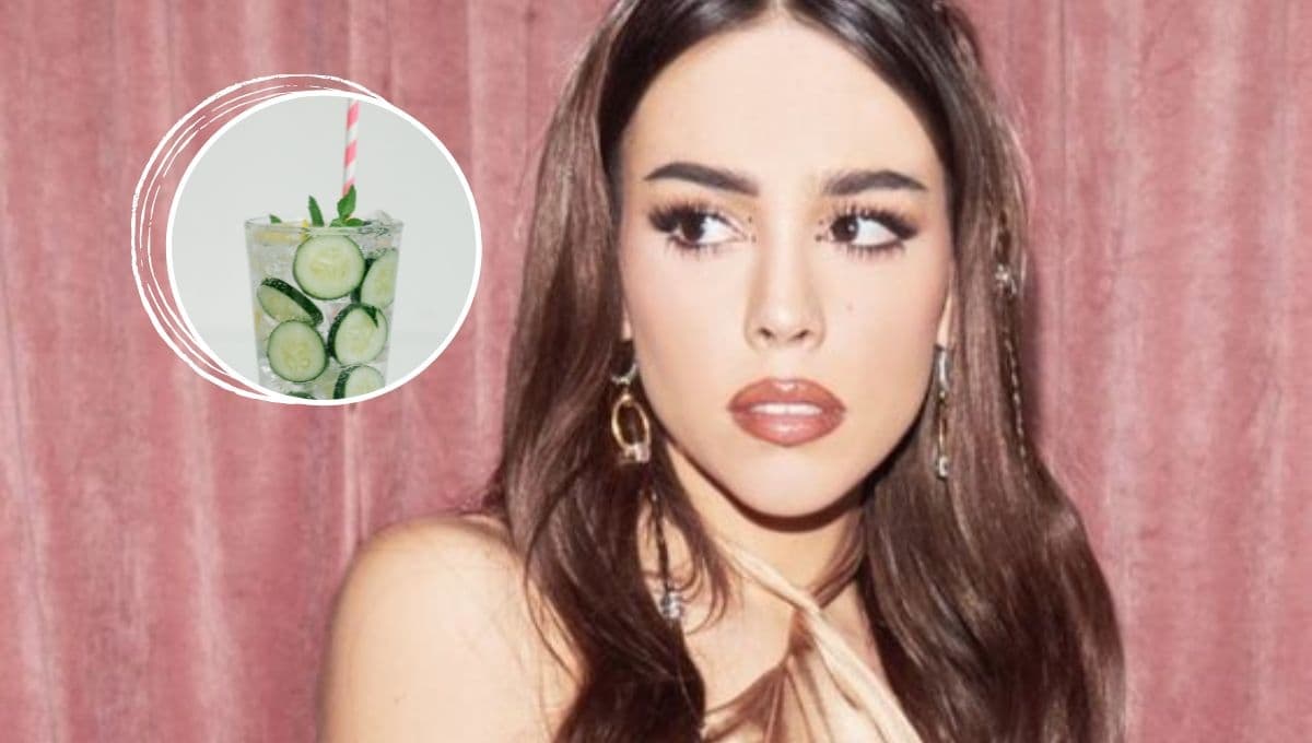 Así es como puedes preparar el agua de Pepino de Danna Paola para esta primavera