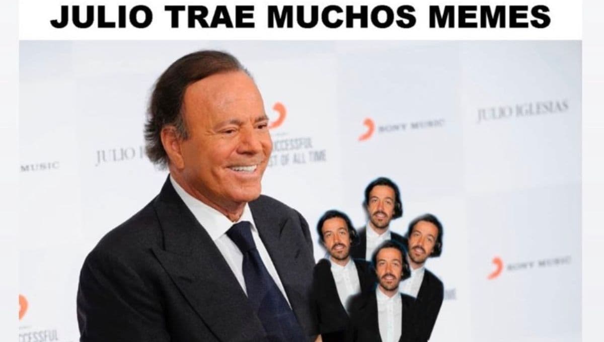 5 memes de Julio Iglesias que necesitas para iniciar el verano