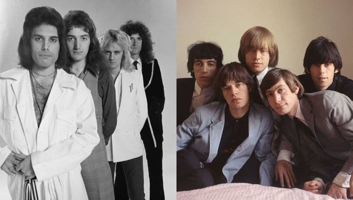 Queen vs Rolling Stones: ¿Quién es más famoso?