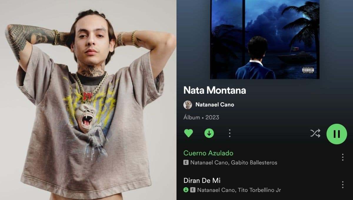 ¿Cuerno Azulado de Natanael Cano ya está en Spotify? La razón por la que aparece en Nata Montana