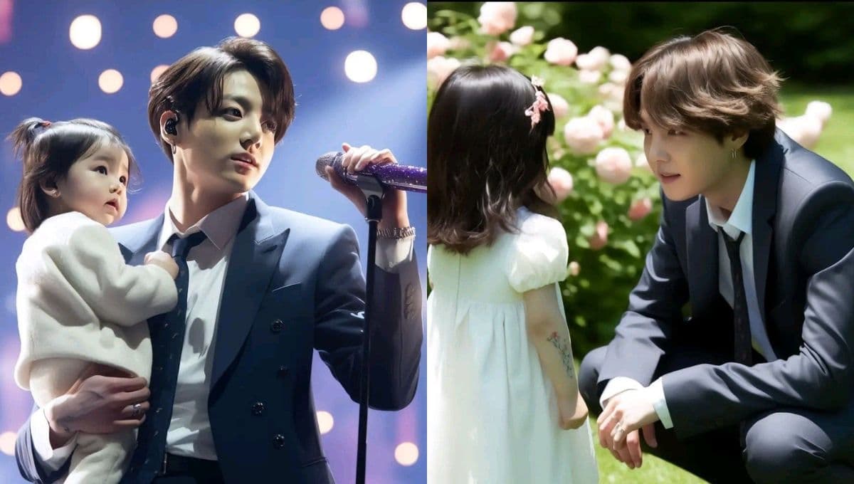 ¿Cómo se verían los miembros de BTS como papás? ARMY crea fotos con IA con sus ‘hijos’