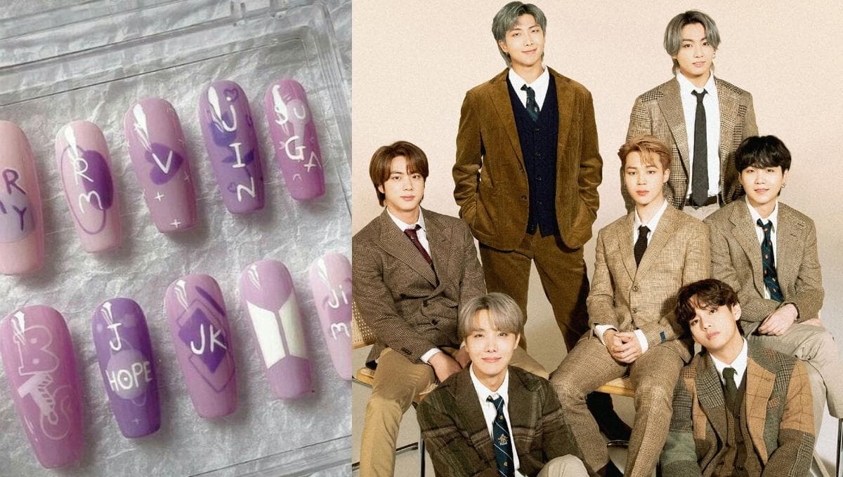 Manicura ARMY: 5 diseños de uñas con morado que debes usar