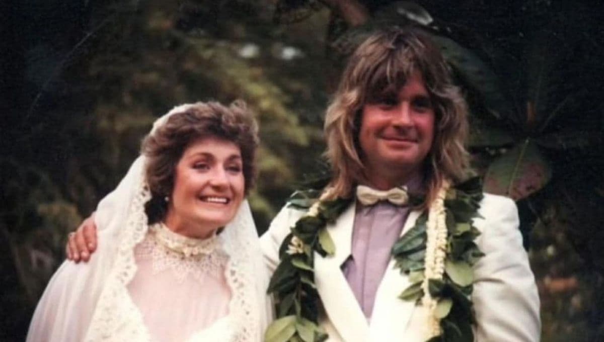 Ozzy Osbourne celebra su aniversario y comparte FOTOS de su boda con Sharon
