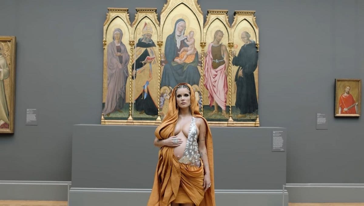 Halsey SORPRENDE con la portada de su nuevo disco y presume su avanzado embarazo (VIDEO)