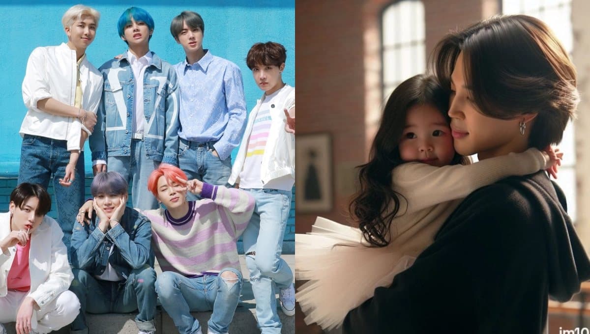 ¿Cómo se verían los miembros de BTS como papás según la Inteligencia Artificial?