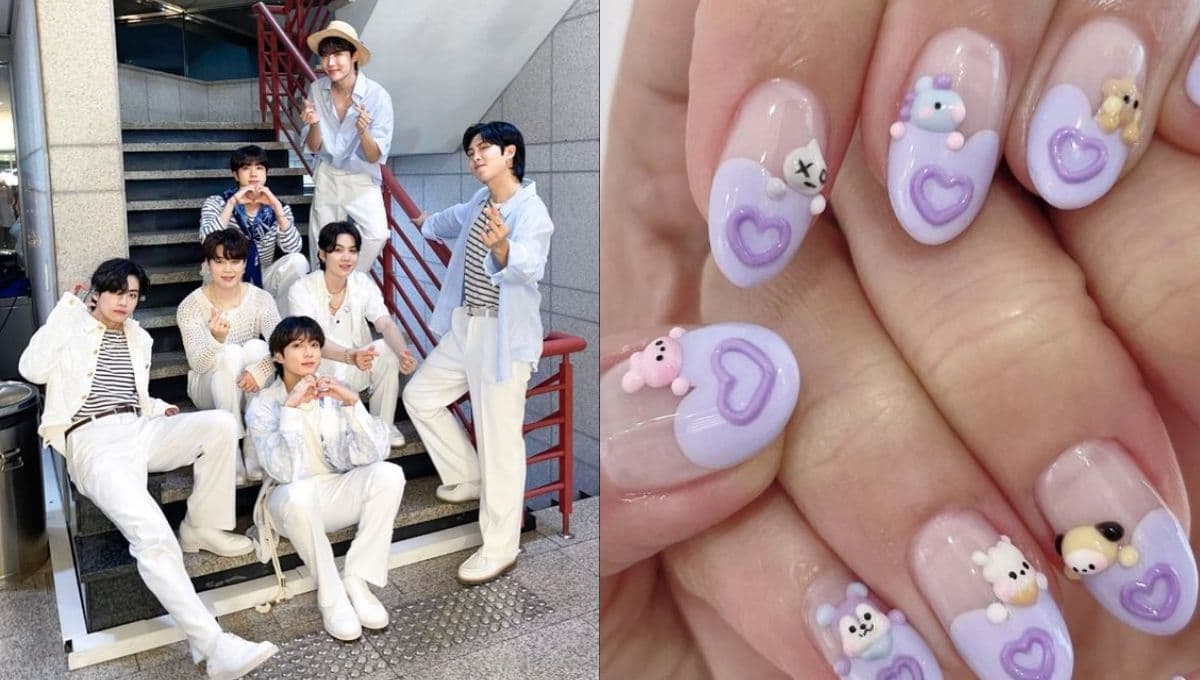 Uñas BTS para el 14 de febrero: Diseños de uñas inspirados en Bangtan que debes usar