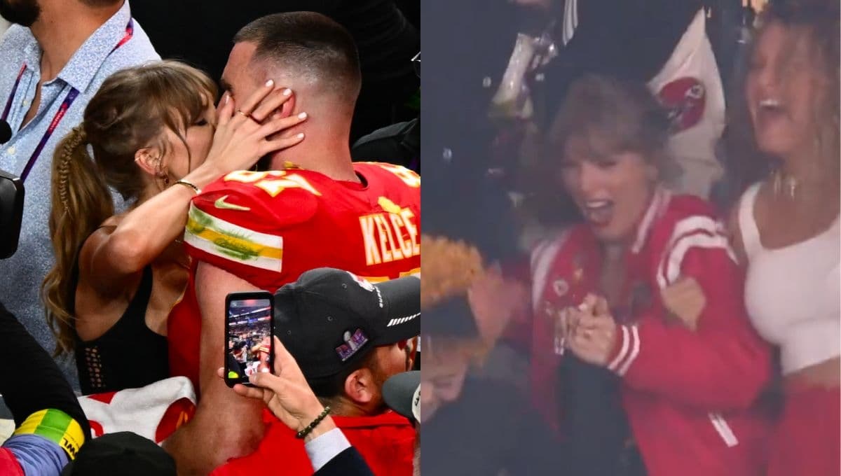 Así celebró Taylor Swift el triunfo de Kansas City y su novio en el Super Bowl 2024
